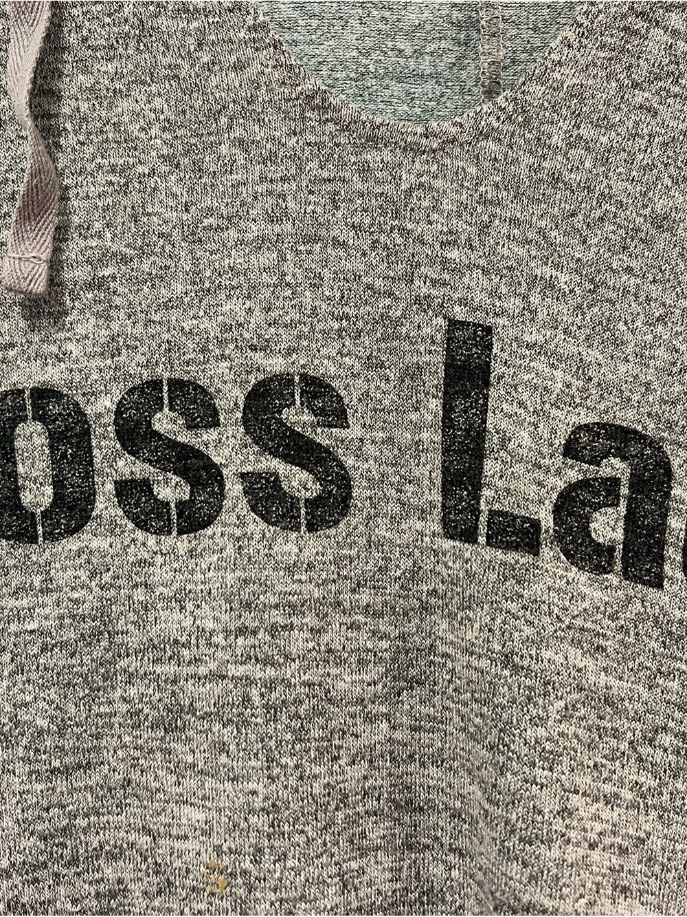 Cupio Boss Lady Hooded Knit Top - Gray - Picture 3 of 4
